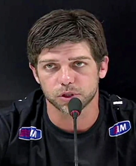 Juninho Pernambucano at a press conference